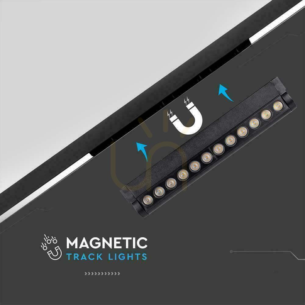 Wyświetl Oprawa Projektor Szynosystem Magnetyczny 48V V-TAC 12W LED 34st VT-42012 4000K 1300lm 3 Lata Gwarancji Oprawa Projektor Szynosystem Magnetyczny 48V V-TAC 12W LED 34st VT-42012 4000K 1300lm 3 Lata Gwarancji