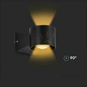 Oprawa Ścienna V-TAC 5W Kinkiet Góra Dół Czarny IP65 VT-1179 3000K 465lm small 8