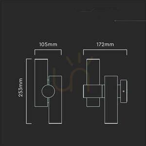 Kinkiet Ścienny V-TAC 6W LED IP44 Biały VT-1186 3000K 620lm 2 Kinkiet Ścienny V-TAC 6W LED IP44 Biały VT-1186 3000K 620lm small 2