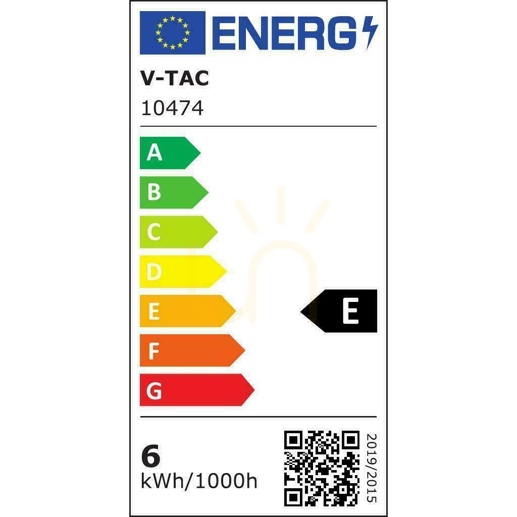 Wyświetl Kinkiet Ścienny V-TAC 6W LED IP44 Biały VT-1186 3000K 620lm Kinkiet Ścienny V-TAC 6W LED IP44 Biały VT-1186 3000K 620lm