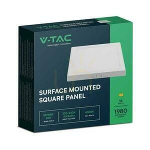 Panel LED V-TAC Natynkowy Premium Downlight 18W Kwadrat 220x220 VT-61018 6500K 1980lm small 2