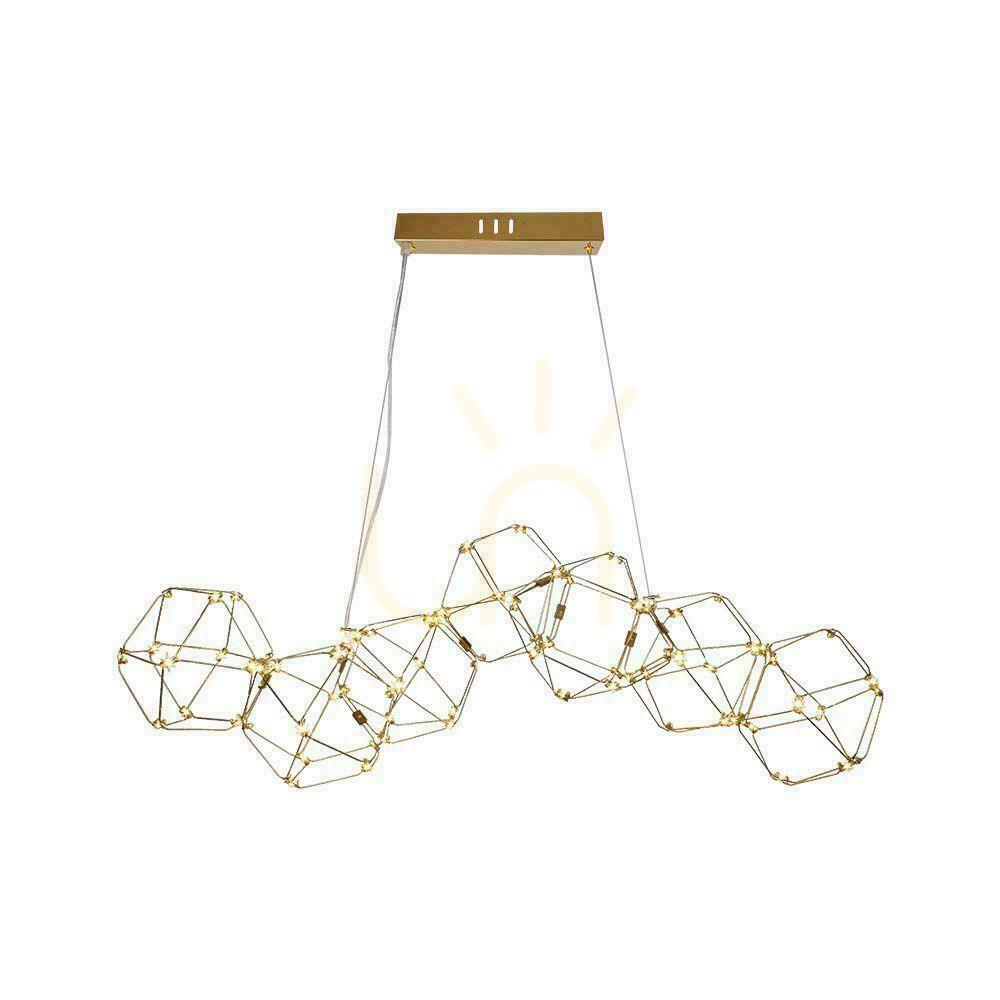 Sprawdź Oprawa Zwieszana V-TAC 28W LED Złota VT-7918 3000K 2700lm Oprawa Zwieszana V-TAC 28W LED Złota VT-7918 3000K 2700lm