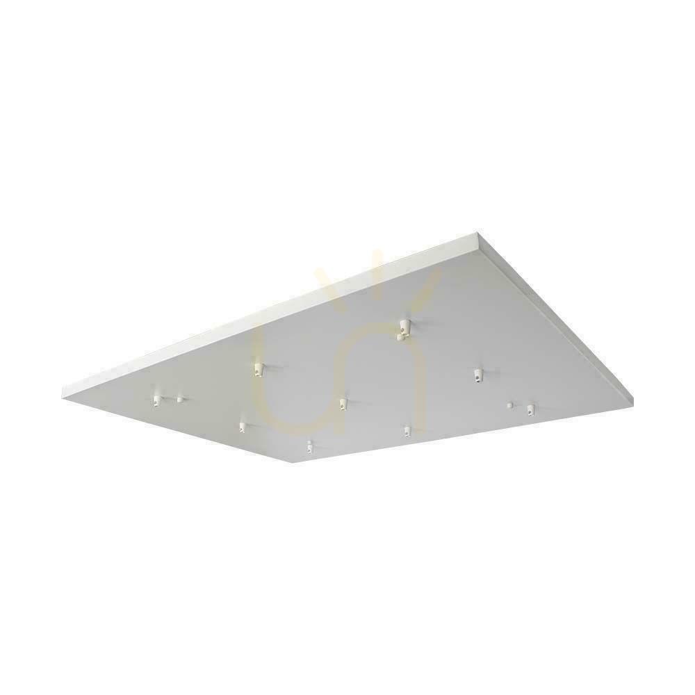 Sprawdź Rozeta sufitowa 9x V-TAC 800x600x20mm Biały Matowy Rozeta sufitowa 9x V-TAC 800x600x20mm Biały Matowy
