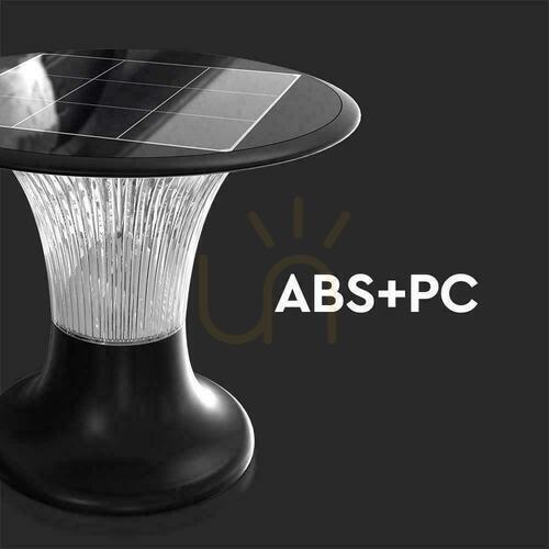 Sprawdź Słupek Ogrodowy Solarny V-TAC 15W LED IP65 Czujnik Ruchu CCT Czarny 26cm VT-426 6000K+4000K 2200lm 3 Lata Gwarancji