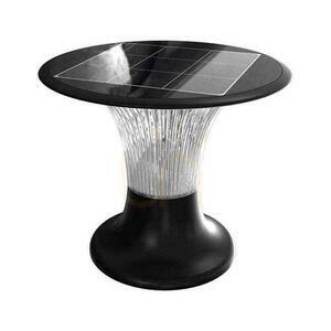 Słupek Ogrodowy Solarny V-TAC 15W LED IP65 Czujnik Ruchu CCT Czarny 26cm VT-426 6000K+4000K 2200lm 3 Lata Gwarancji small 0