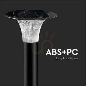 Słupek Ogrodowy Solarny V-TAC 15W LED IP65 Czujnik Ruchu CCT Czarny 88cm VT-413 6000K+4000K 2200lm 3 Lata Gwarancji small 1