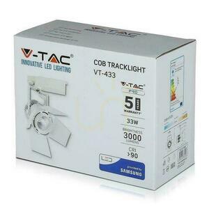 Oprawa 33W LED V-TAC Szynosystem 3F SAMSUNG CHIP CRI90+ Biała VT-433-W 5000K 2640lm 5 Lat Gwarancji small 2