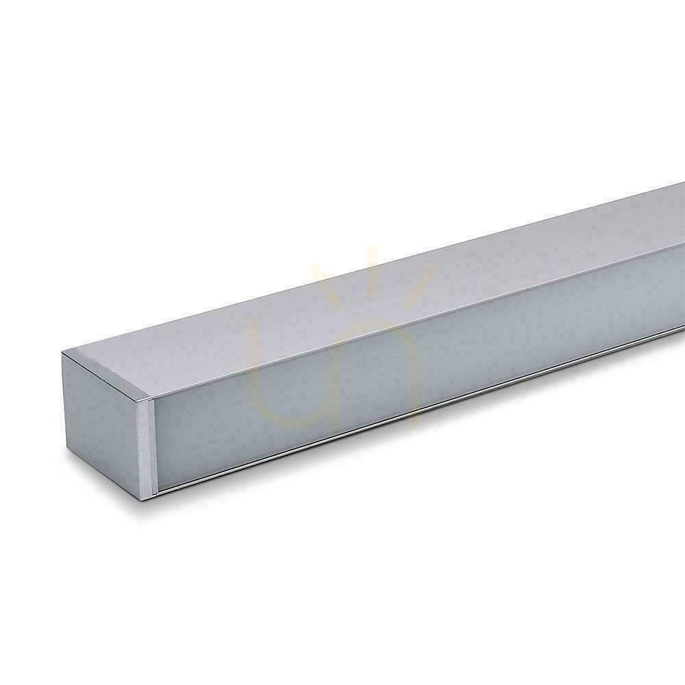 Wyświetl Oprawa wisząca LED V-TAC VT-7-60-S 60 W Linear Samsung 4000 K srebrna 120 cm Oprawa wisząca LED V-TAC VT-7-60-S 60 W Linear Samsung 4000 K srebrna 120 cm
