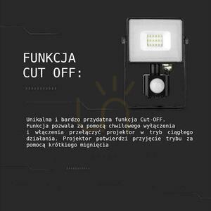 Projektor LED V-TAC 20W SAMSUNG CHIP Czujnik Ruchu Funkcja Cut-OFF Biały VT-20-S-B 4000K 1600lm 5 Lat Gwarancji 7 Projektor LED V-TAC 20W SAMSUNG CHIP Czujnik Ruchu Funkcja Cut-OFF Biały VT-20-S-B 4000K 1600lm 5 Lat Gwarancji small 7