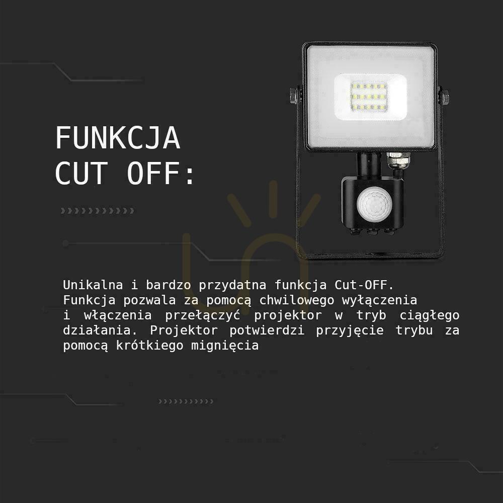 Obejrzyj Projektor LED V-TAC 30W SAMSUNG CHIP Czujnik Ruchu Funkcja Cut-OFF Biały VT-30-S-W 3000K 2400lm 5 Lat Gwarancji Projektor LED V-TAC 30W SAMSUNG CHIP Czujnik Ruchu Funkcja Cut-OFF Biały VT-30-S-W 3000K 2400lm 5 Lat Gwarancji