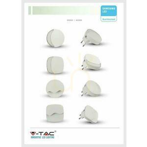 Lampka Nocna do Gniazdka LED z USB V-TAC SAMSUNG CHIP Kwadrat VT-84-SQ 4000K 10lm 5 Lampka Nocna do Gniazdka LED z USB V-TAC SAMSUNG CHIP Kwadrat VT-84-SQ 4000K 10lm small 5