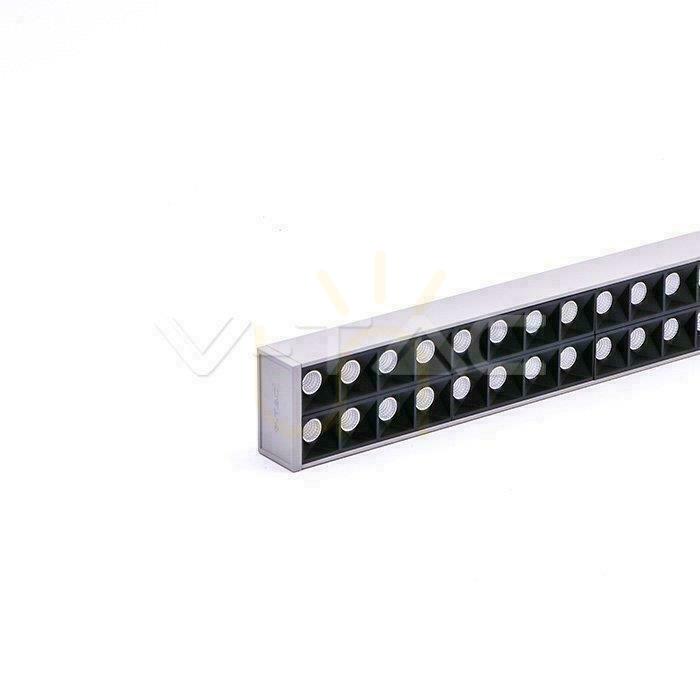 Obejrzyj Oprawa V-TAC LED Linear SAMSUNG CHIP 60W Góra Dół Zwieszana Ściemnialna UGR6 Szara VT-7-61-S 4000K 6600lm 5 Lat Gwarancji Oprawa V-TAC LED Linear SAMSUNG CHIP 60W Góra Dół Zwieszana Ściemnialna UGR6 Szara VT-7-61-S 4000K 6600lm 5 Lat Gwarancji