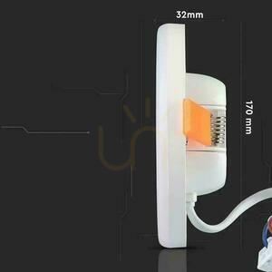 Panel V-TAC 18W LED Regulowany SAMSUNG CHIP Kwadrat 170x32mm VT-619SQ 3000K 1350lm 5 Lat Gwarancji 4 Panel V-TAC 18W LED Regulowany SAMSUNG CHIP Kwadrat 170x32mm VT-619SQ 3000K 1350lm 5 Lat Gwarancji small 4