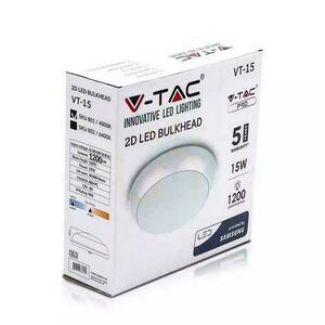 Plafon LED V-TAC SAMSUNG CHIP 15W IP65 Okrągły VT-15 6400K 1200lm 5 Lat Gwarancji 4 Plafon LED V-TAC SAMSUNG CHIP 15W IP65 Okrągły VT-15 6400K 1200lm 5 Lat Gwarancji small 4