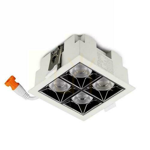Sprawdź Downlight LED V-TAC VT-2-16 16 W 5700 K 1280 lm, chip Samsung, CRI 90, biały