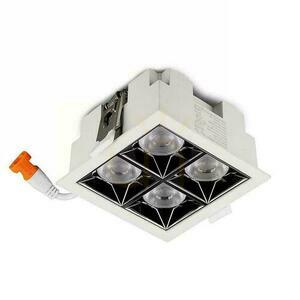 Oprawa V-TAC Downlight SAMSUNG CHIP 16W UGR19 CRI90+ 36st VT-2-16-1 4000K 1280lm 5 Lat Gwarancji small 0