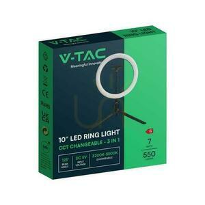 Lampa pierścieniowa LED Ring V-TAC 10W fi255mm Statyw Pilot VT-45010 3200K-5500K 550lm 3 Lampa pierścieniowa LED Ring V-TAC 10W fi255mm Statyw Pilot VT-45010 3200K-5500K 550lm small 3