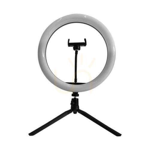 Sprawdź Lampa pierścieniowa LED Ring V-TAC 10W fi255mm Statyw Pilot VT-45010 3200K-5500K 550lm