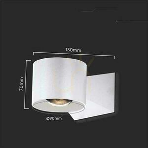 Oprawa Ścienna V-TAC 5W Kinkiet Góra Dół Biały IP65 VT-1179 3000K 465lm 2 Oprawa Ścienna V-TAC 5W Kinkiet Góra Dół Biały IP65 VT-1179 3000K 465lm small 2