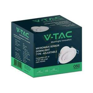 Czujnik Ruchu Mikrofalowy V-TAC Sufitowy Podtynkowy 360st fi80 1200W Biały VT-80360 5 Lat Gwarancji small 5