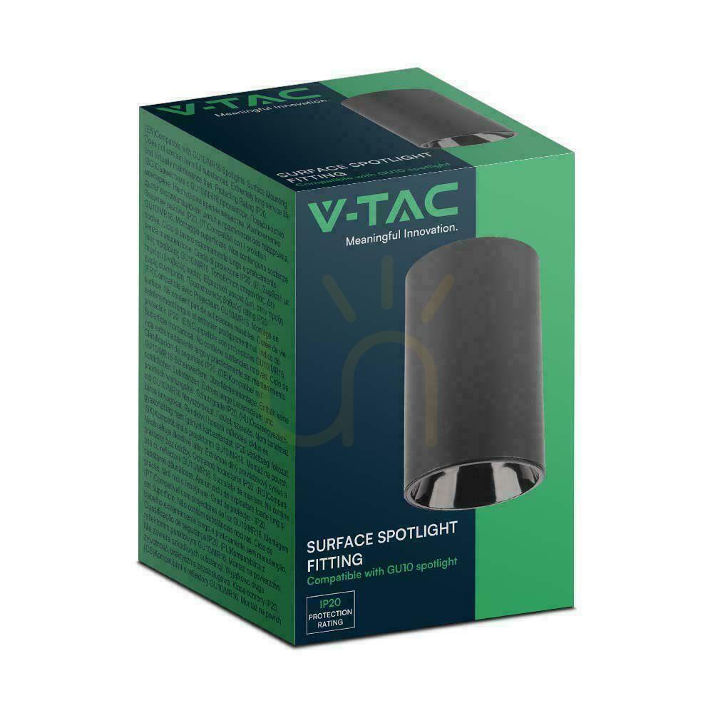 Zobacz Oprawa Sufitowa V-TAC GU10 Okrągła Natynkowa Tuba Czarna 65x100mm VT-1131 3 Lata Gwarancji Oprawa Sufitowa V-TAC GU10 Okrągła Natynkowa Tuba Czarna 65x100mm VT-1131 3 Lata Gwarancji