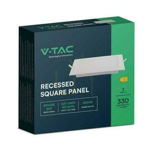 Panel LED V-TAC Wpuszczany Premium Downlight 3W Kwadrat 90x90 VT-61003 3000K 330lm small 4