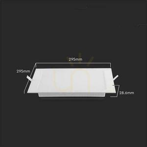 Panel LED V-TAC Wpuszczany Premium Downlight 24W Kwadrat 300x300 VT-61024 4000K 2640lm 5 Panel LED V-TAC Wpuszczany Premium Downlight 24W Kwadrat 300x300 VT-61024 4000K 2640lm small 5