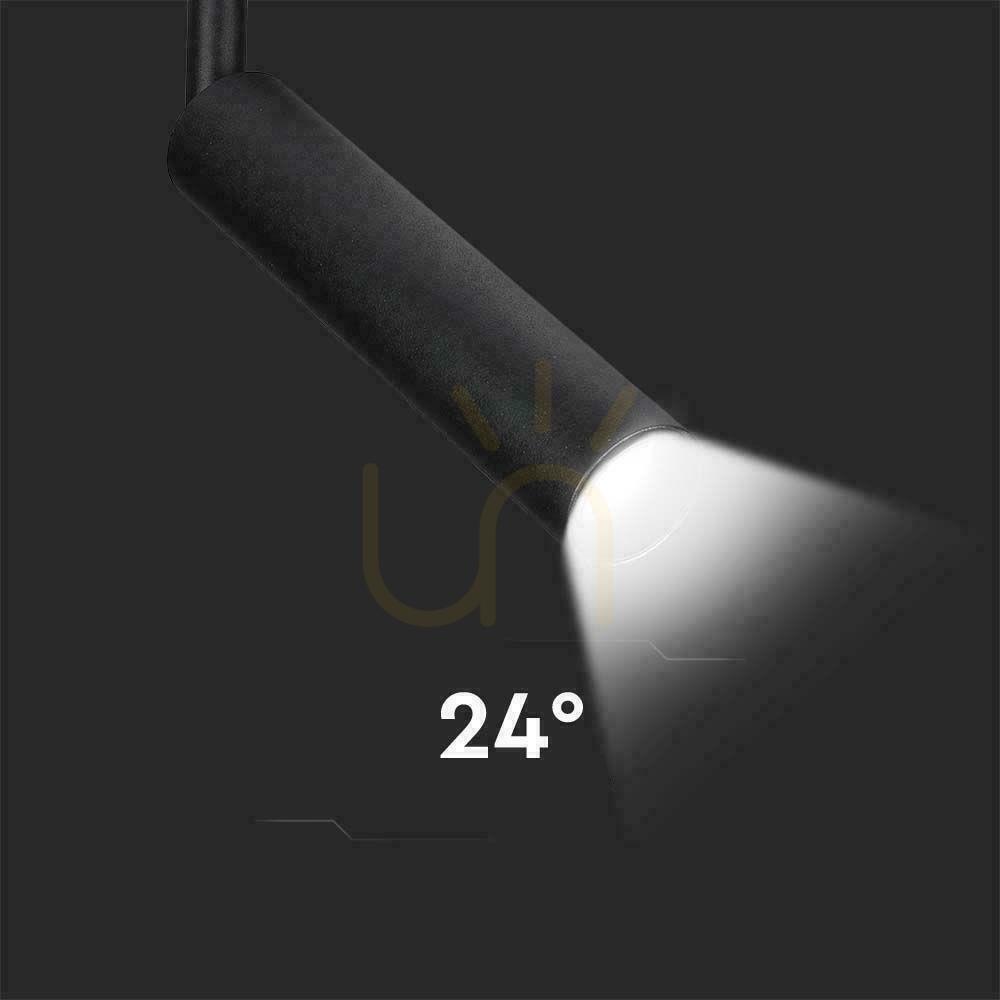 Obejrzyj Oprawa Szynosystem 3F V-TAC 7W LED SAMSUNG CHIP CRI90+ Czarna VT-407 4000K 700lm 5 Lat Gwarancji Oprawa Szynosystem 3F V-TAC 7W LED SAMSUNG CHIP CRI90+ Czarna VT-407 4000K 700lm 5 Lat Gwarancji
