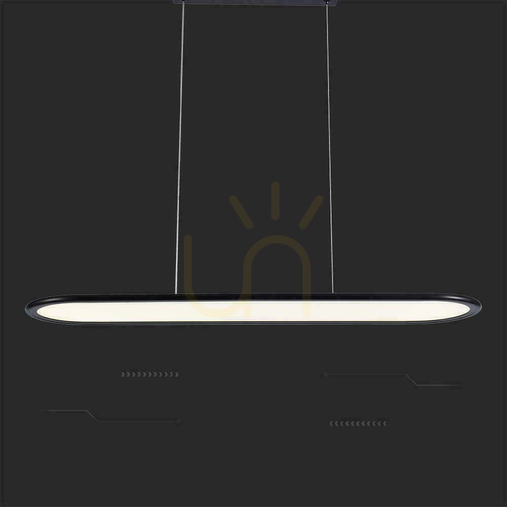 Pokaż Oprawa Zwieszana V-TAC 24W LED Czarna VT-7821 3000K 3000lm Oprawa Zwieszana V-TAC 24W LED Czarna VT-7821 3000K 3000lm