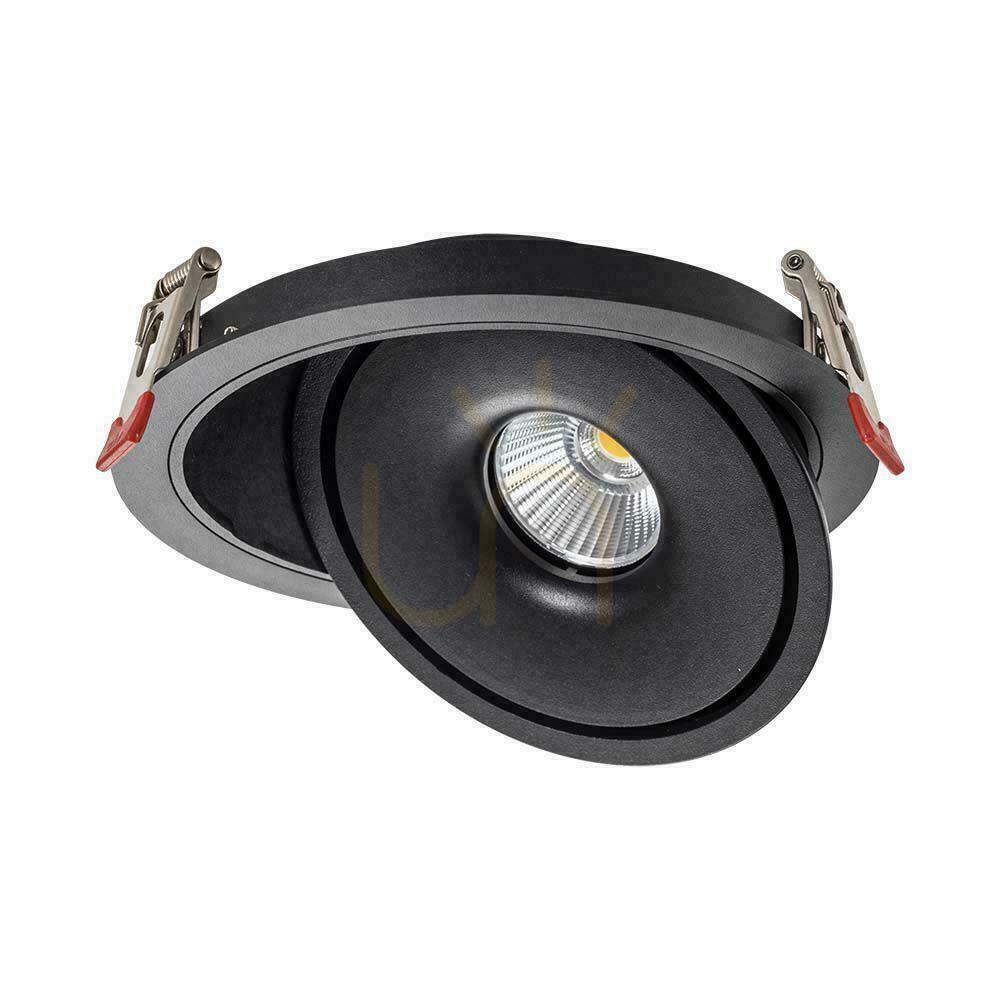 Sprawdź Oprawa V-TAC LED Uchylny Downlight 30W LED COB CRI90+ CCT Czarna VT-2532 3000K-4000K-6400K 2500lm Oprawa V-TAC LED Uchylny Downlight 30W LED COB CRI90+ CCT Czarna VT-2532 3000K-4000K-6400K 2500lm