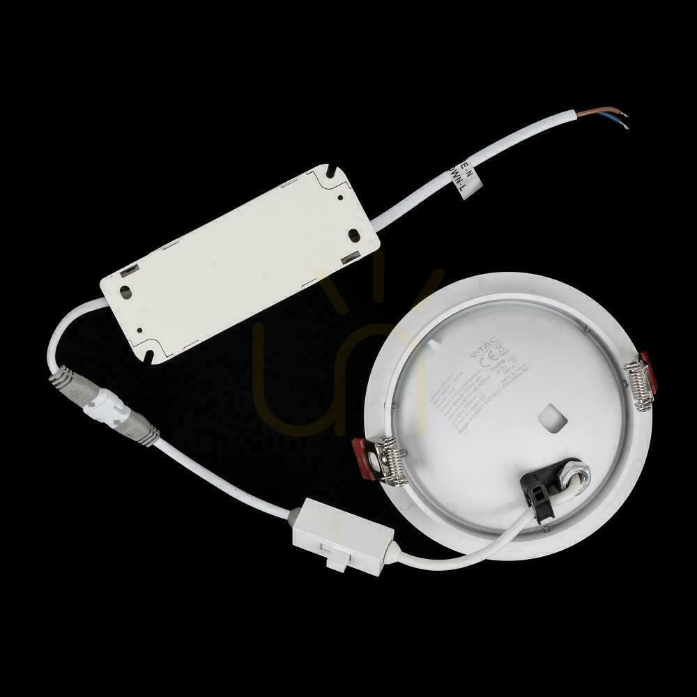 Obejrzyj Oprawa V-TAC LED Uchylny Downlight 30W LED COB CRI90+ CCT Biała VT-2532 3000K-4000K-6400K 2500lm Oprawa V-TAC LED Uchylny Downlight 30W LED COB CRI90+ CCT Biała VT-2532 3000K-4000K-6400K 2500lm