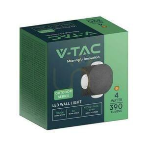 Oprawa Ścienna Góra Dół V-TAC 4W LED IP54 Czarna VT-2544 4000K 390lm small 1