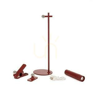 Lampka Biurkowa V-TAC 4w1 37cm Kinkiet Klips Latarka 3W LED Czerwona VT-7413 4000K 300lm small 10