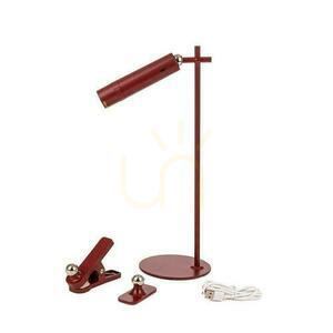 Lampka Biurkowa V-TAC 4w1 37cm Kinkiet Klips Latarka 3W LED Czerwona VT-7413 4000K 300lm small 13