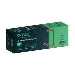 Lampka Biurkowa V-TAC 4w1 37cm Kinkiet Klips Latarka 3W LED Czerwona VT-7413 4000K 300lm small 3
