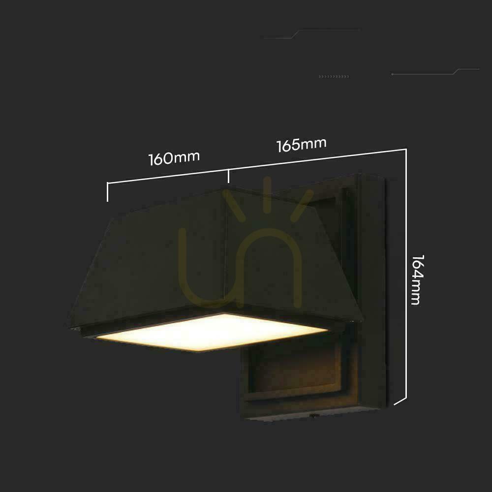 Obejrzyj Kinkiet Ścienny V-TAC 14W LED Czarny Góra Dół IP65 VT-1192 3000K 1950lm Kinkiet Ścienny V-TAC 14W LED Czarny Góra Dół IP65 VT-1192 3000K 1950lm