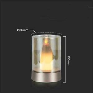 Lampka Nocna Światło Świecy V-TAC 3W LED Ładowanie USB Ściemnianie Złota VT-7564 3000K 110lm 2 Lampka Nocna Światło Świecy V-TAC 3W LED Ładowanie USB Ściemnianie Złota VT-7564 3000K 110lm small 2