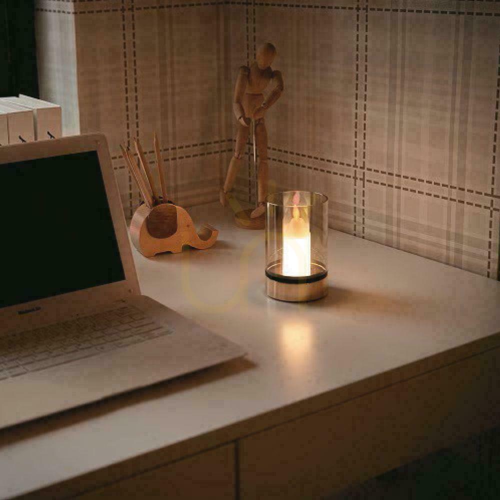 Pokaż Lampka Nocna Światło Świecy V-TAC 3W LED Ładowanie USB Ściemnianie Złota VT-7564 3000K 110lm Lampka Nocna Światło Świecy V-TAC 3W LED Ładowanie USB Ściemnianie Złota VT-7564 3000K 110lm
