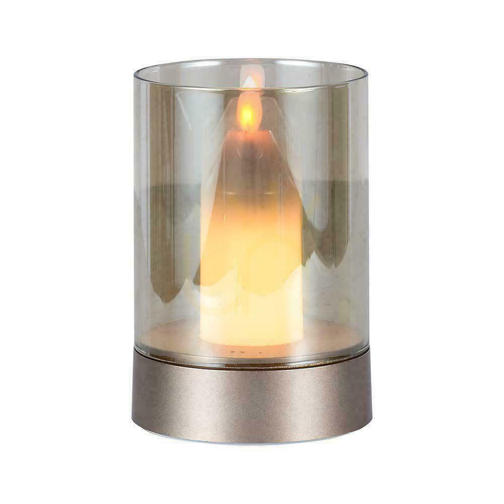 Sprawdź Lampka Nocna Światło Świecy V-TAC 3W LED Ładowanie USB Ściemnianie Złota VT-7564 3000K 110lm Lampka Nocna Światło Świecy V-TAC 3W LED Ładowanie USB Ściemnianie Złota VT-7564 3000K 110lm