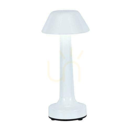 Sprawdź Lampka Biurkowa Nocna V-TAC 2W LED 23cm Ładowanie USB CCT Ściemnianie Biała VT-7566 3000K-6000K 40lm