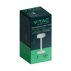 Lampka Biurkowa Nocna V-TAC 3W LED 23cm Ładowanie USB CCT Ściemnianie Biała VT-7567 3000K-6000K 210lm 1 Lampka Biurkowa Nocna V-TAC 3W LED 23cm Ładowanie USB CCT Ściemnianie Biała VT-7567 3000K-6000K 210lm small 1