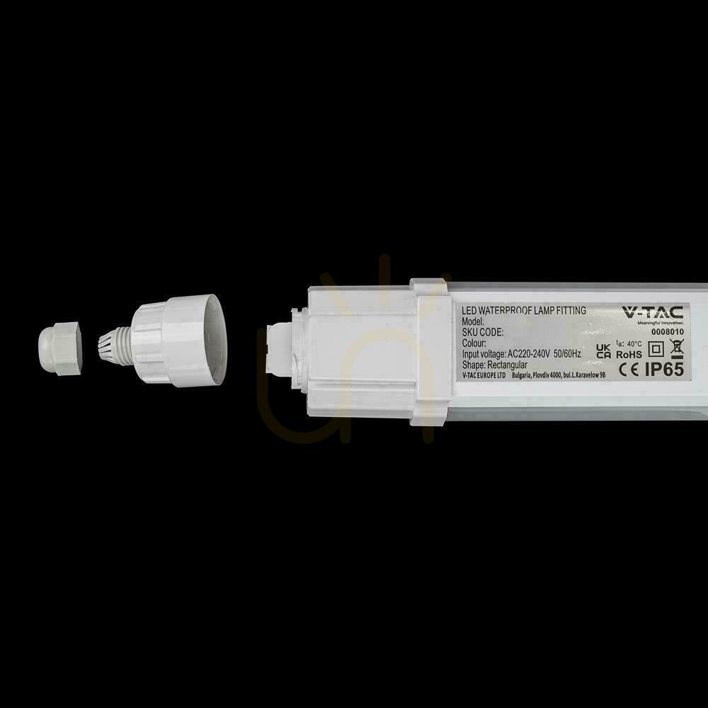 Wyświetl Oprawa Hermetyczna LED V-TAC WP LINKABLE 60cm VT-80060 6500K 1900lm Oprawa Hermetyczna LED V-TAC WP LINKABLE 60cm VT-80060 6500K 1900lm