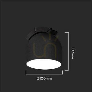 Oprawa Projektor Szynosystem Taśmowy 48V V-TAC 12W LED 120st Czarna VT-41112 3000K 800lm 3 Lata Gwarancji small 4