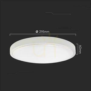 Plafon V-TAC 24W LED Okrągły 29cm Natynkowy IP44 Biały VT-8624 3000K 2500lm 3 Plafon V-TAC 24W LED Okrągły 29cm Natynkowy IP44 Biały VT-8624 3000K 2500lm small 3