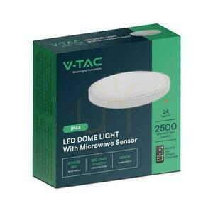 Plafon V-TAC 24W LED Okrągły 35cm Natynkowy Pilot Czujnik Ruchu IP44 Biały VT-8624S 3000K 2500lm 4 Plafon V-TAC 24W LED Okrągły 35cm Natynkowy Pilot Czujnik Ruchu IP44 Biały VT-8624S 3000K 2500lm small 4