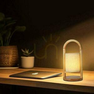 Lampka Biurkowa Nocna V-TAC 1,5W LED Ładowanie Ściemnianie Drewno VT-7570 3000K 100lm small 4