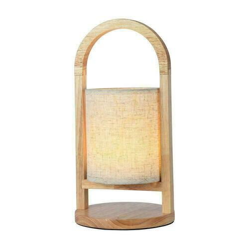Sprawdź Lampka Biurkowa Nocna V-TAC 1,5W LED Ładowanie Ściemnianie Drewno VT-7570 3000K 100lm