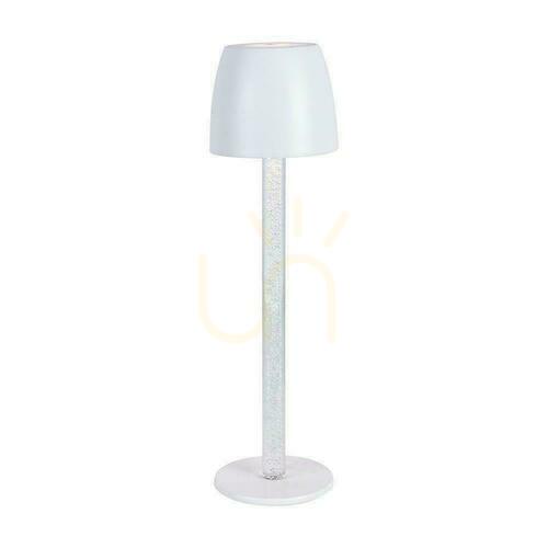 Sprawdź Lampka Biurkowa Nocna V-TAC 3W LED Ładowanie Ściemnianie Biała VT-7576 3000K 310lm