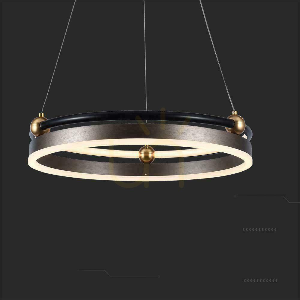 Obejrzyj Oprawa Zwieszana V-TAC 20W LED Brązowa VT-7580 3000K 2400lm Oprawa Zwieszana V-TAC 20W LED Brązowa VT-7580 3000K 2400lm