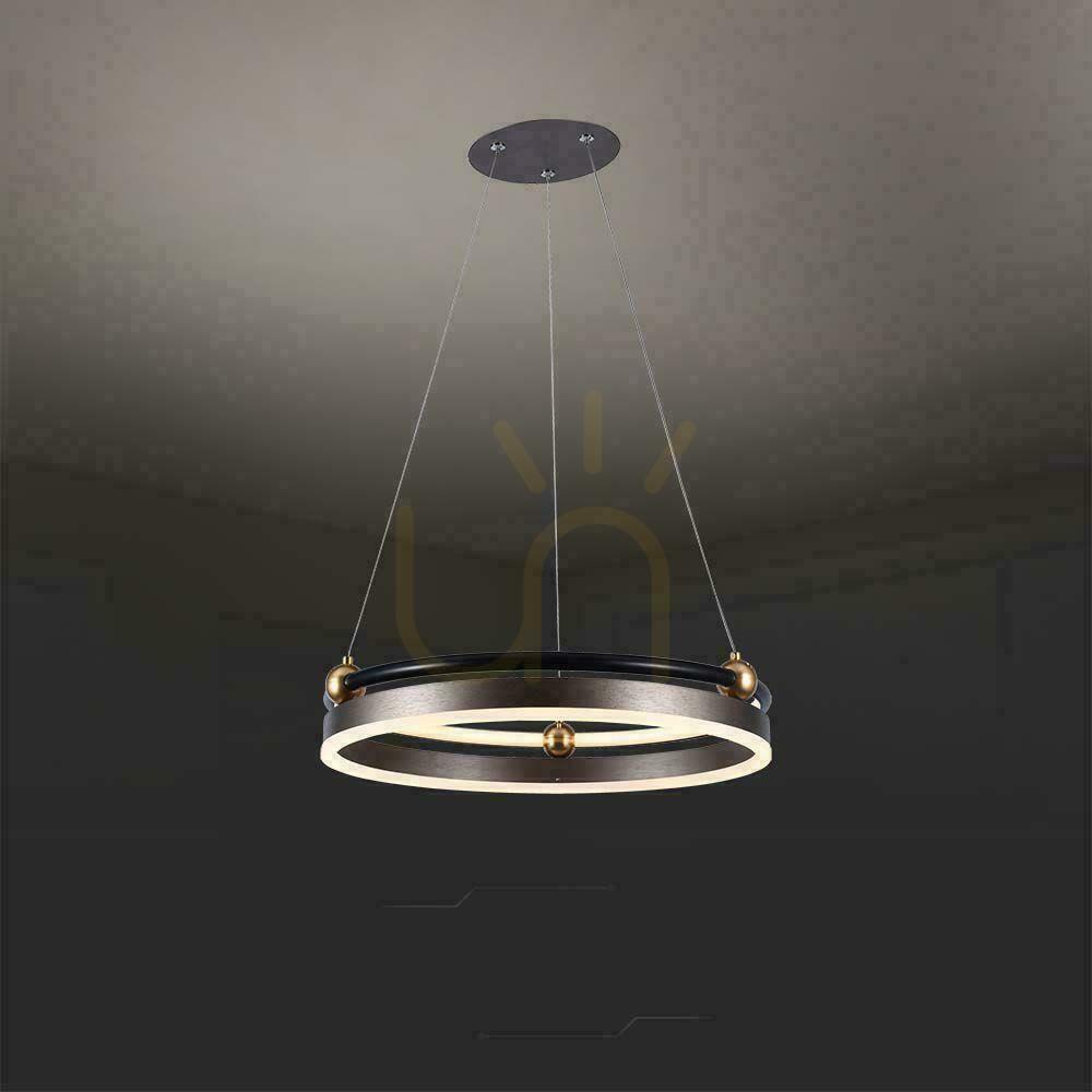 Wyświetl Oprawa Zwieszana V-TAC 20W LED Brązowa VT-7580 3000K 2400lm Oprawa Zwieszana V-TAC 20W LED Brązowa VT-7580 3000K 2400lm